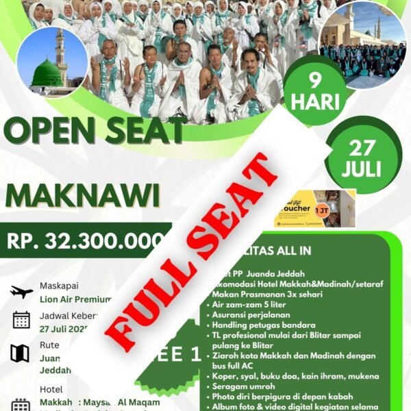 UMROH MAKNAWI AWAL MUSIM 1447 H (JULI)
