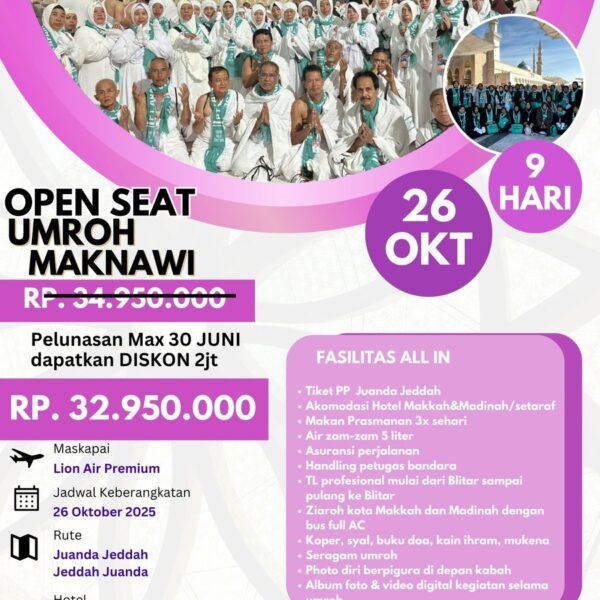 UMROH MAKNAWI 1447 H (OKTOBER)