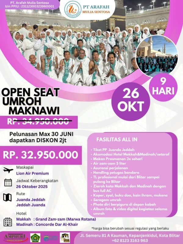 UMROH MAKNAWI 1447 H (OKTOBER)
