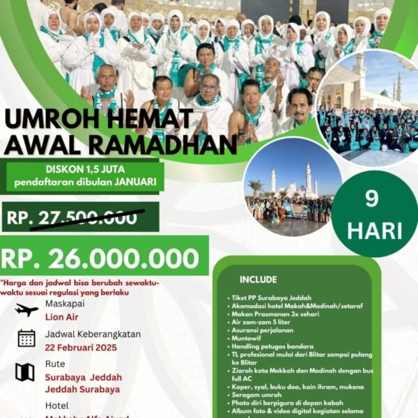Umroh Hemat Awal Ramadhan